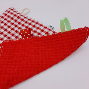 Trapito sensorial. Vichy rojo