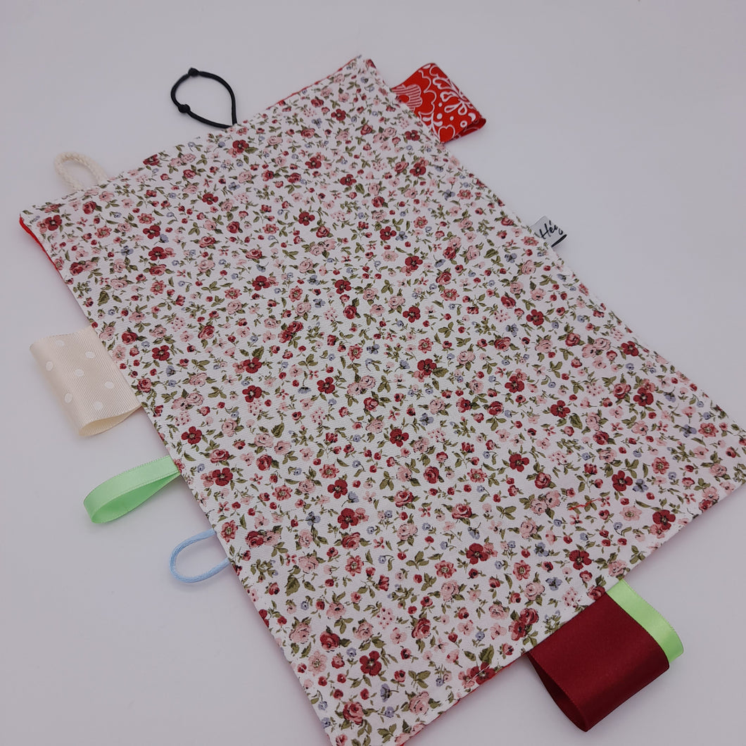 Trapito sensorial. Flores burdeod