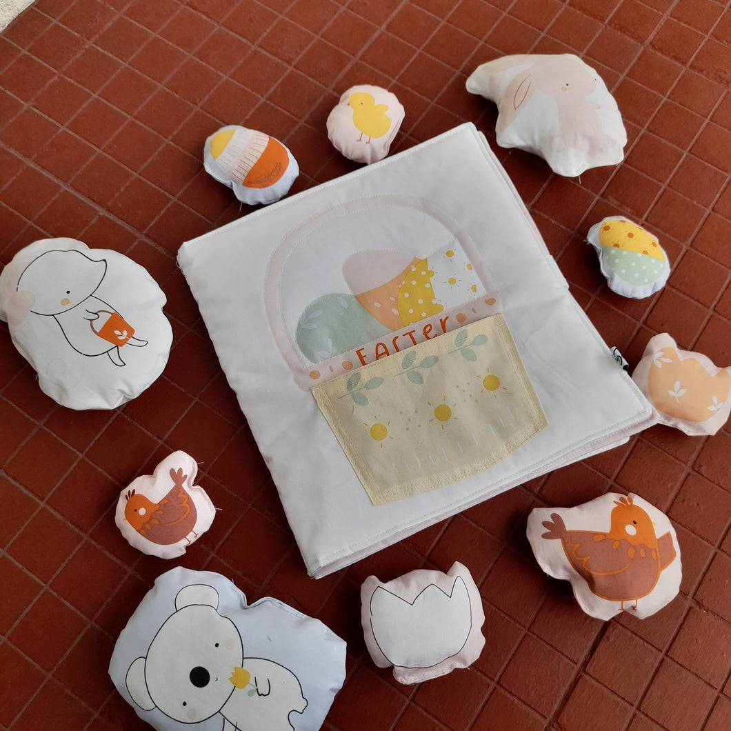 Maxi libro acolchado didactico Pascua